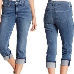 NYDJ Dayla wide cuff Capri jeans women’s Size 14